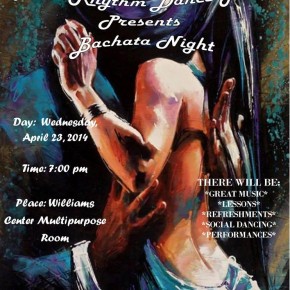 Flyer announcing a salsa event