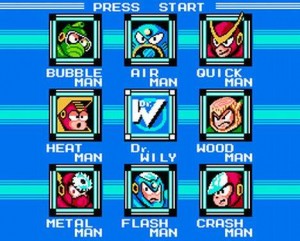Game selections in Mario Bros.