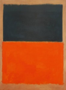 Mark Rothko's Green and Tangerine on Red