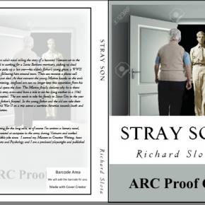 ARC copy of the cover of Stray Son