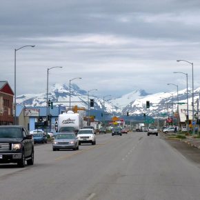 downtown-browning-with-mountains-in-the-background-in-montana